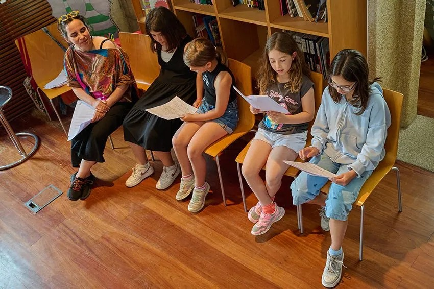 Leitura do texto criado na Oficina de Dramaturgia